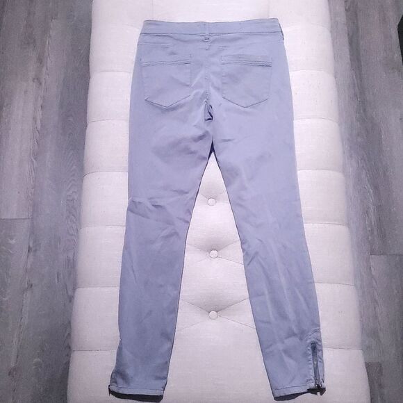 Anthropologie Pilcro Letterpress Serif Fit Gray Jeans Skinny Pant Zipper Wmns 29 - Picture 3 of 13